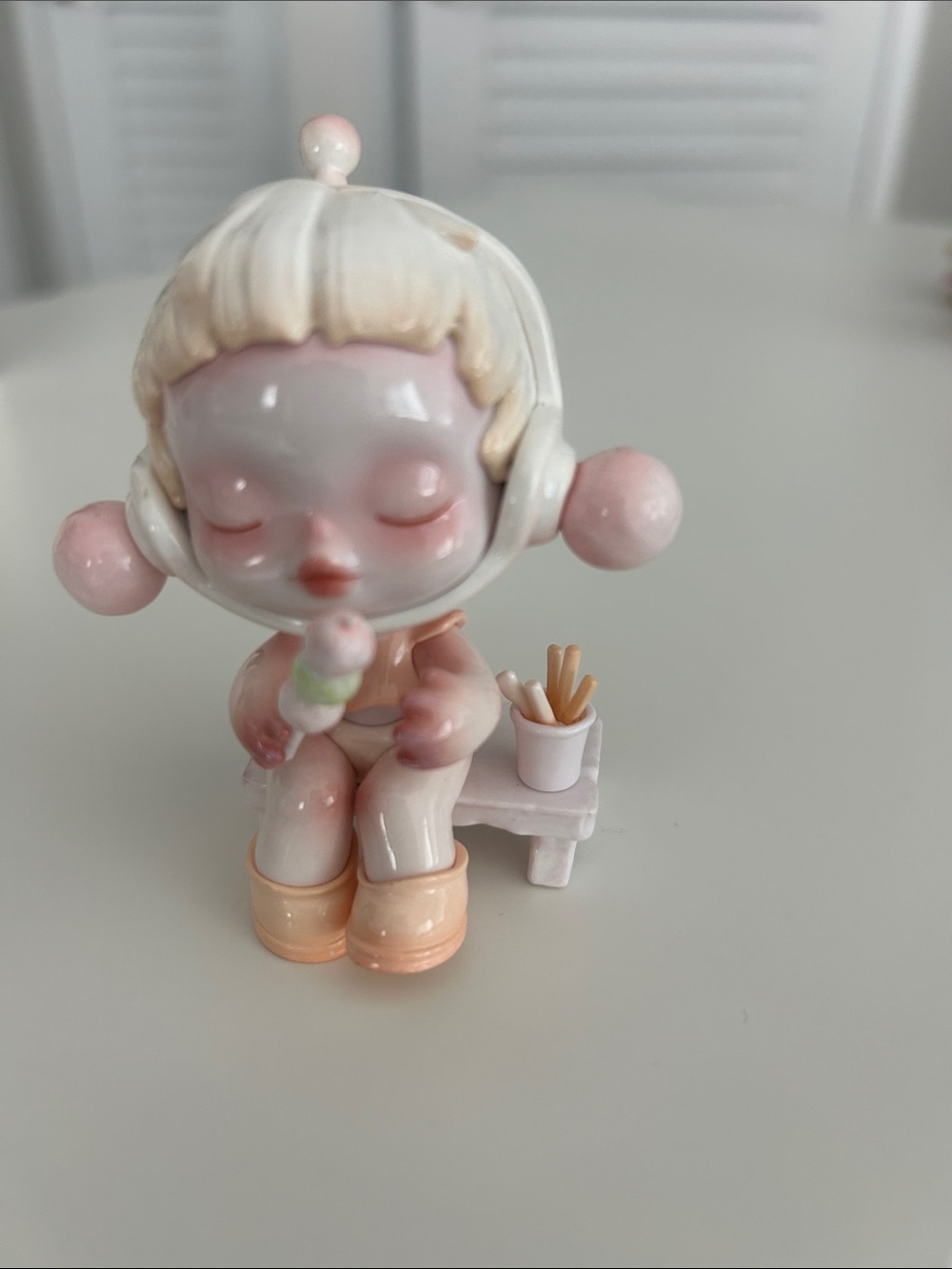Skull Panda Figurine
